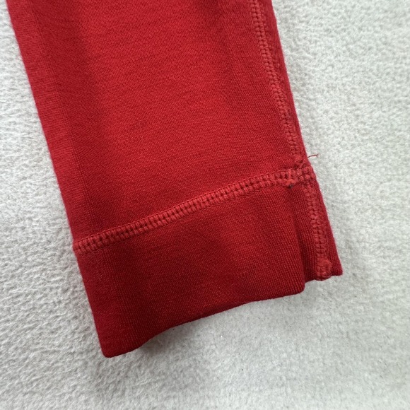 Smartwool Base Layer Shirt Mens Medium Red Merino Wool Long Sleeve Outdoors - Picture 4 of 13